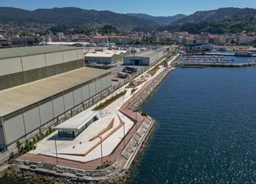 Fotografía aérea con dron de obra en Marín - Pontevedra