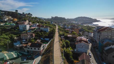 Fotografía aérea de obra con drone en Redondela - Pontevedra